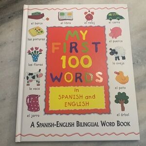 Beautiful Spanish Learning Book - My First 100 Words
